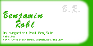 benjamin robl business card